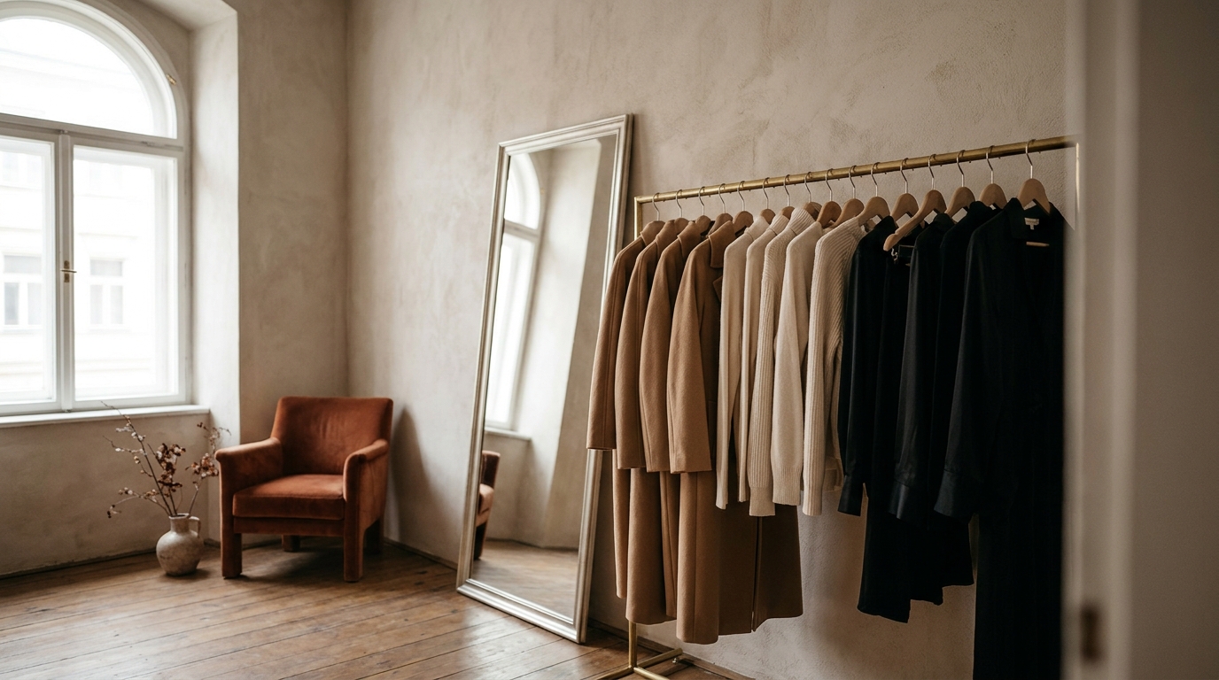 Uspořádaná garderoba na míru v brněnském styling ateliéru